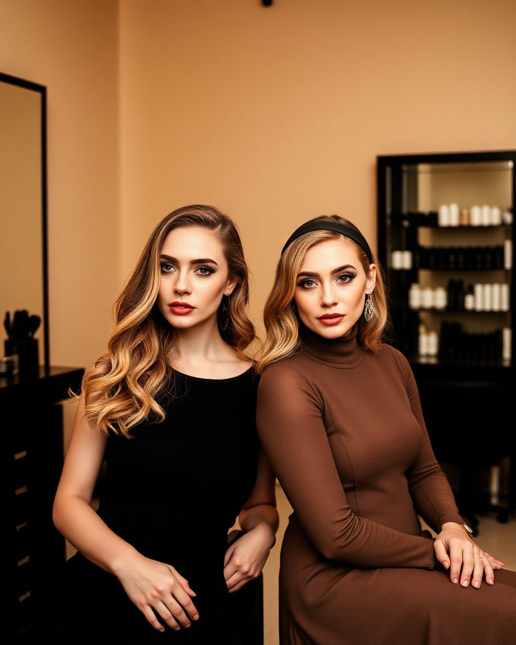 Sofía y Martina, fundadoras de Aura Hair Studio